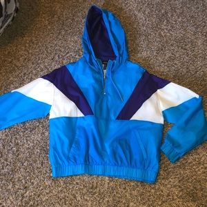 Blue Windbreaker